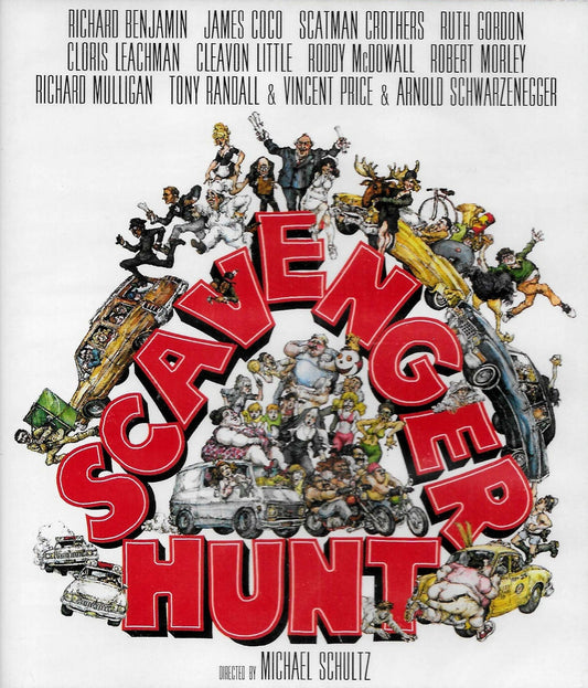 SCAVENGER HUNT (1979) Richard Benjamin, James Coco, Cloris Leachman,Roddy McDowell - Public Domain Movie DVD NO CASE