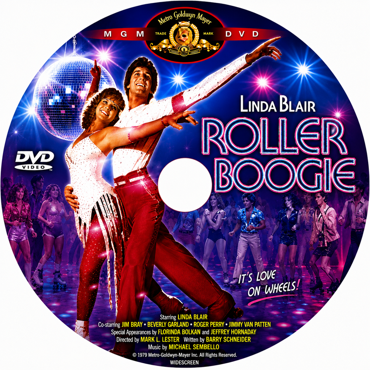 ROLLER BOOGIE (1979) Linda Blair, Jim Bray - Public Domain DVD NO CASE