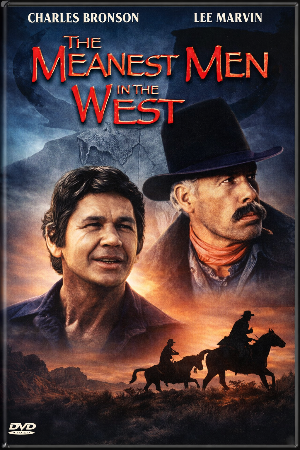 THE MEANEST MEN IN THE WEST (1974) Lee Marvin, Charles Bronson - Public Domain Movie DVD NO CASE