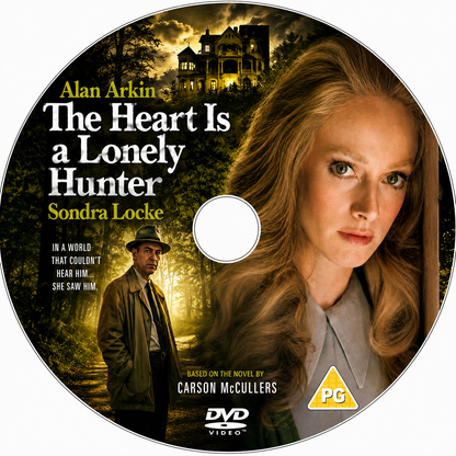 THE HEART IS A LONELY HUNTER (1968)  Alan Arkin,Laurinda Barrett,Stacy Keach,Sondra Locke - Public Domain DVD NO CASE RARE !