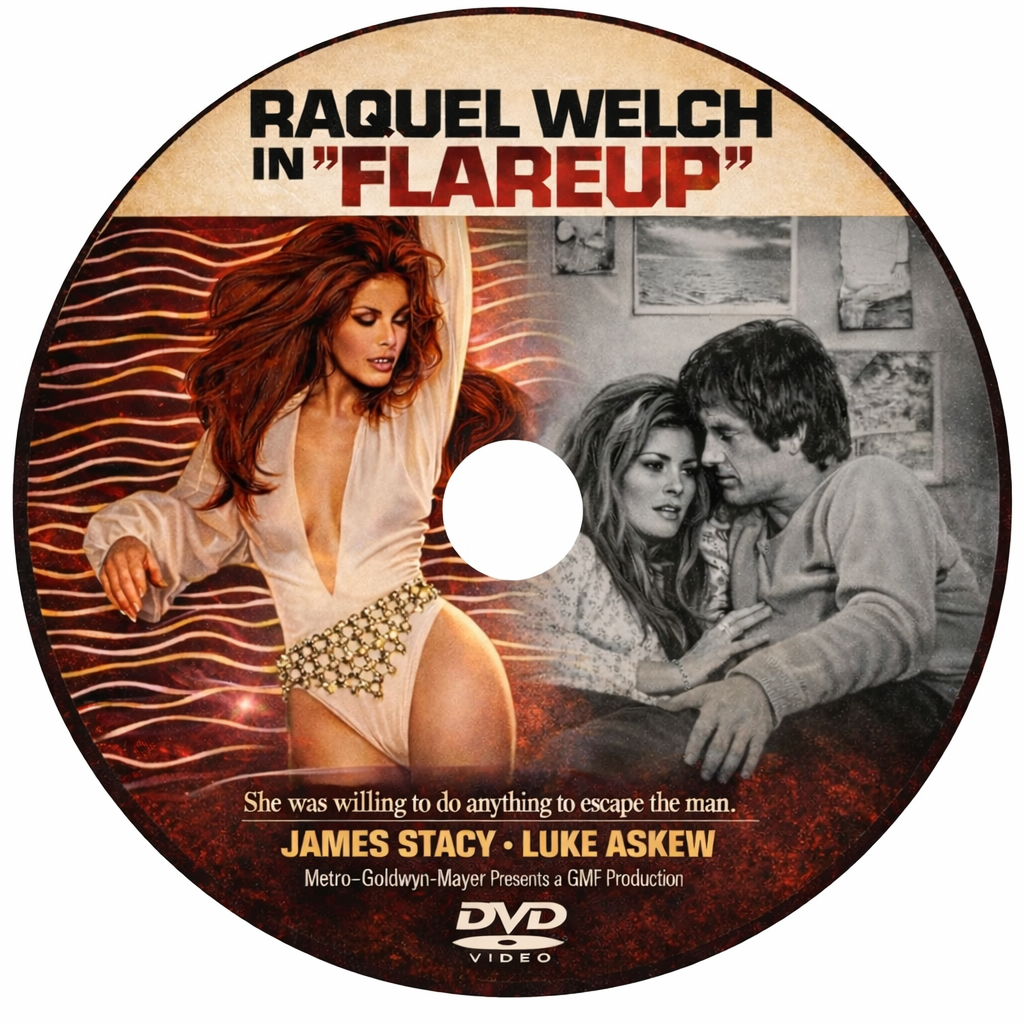 FLAREUP (1969) Ron Rifkin, Raquel Welch, Luke Askew - Public Domain DVD NO CASE