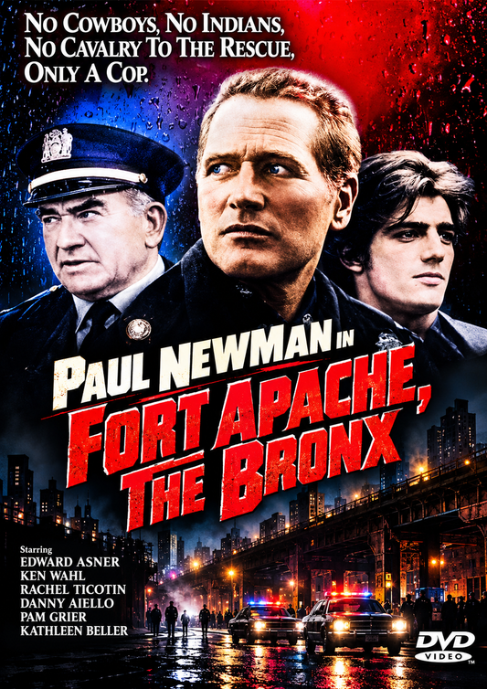 FORT APACHE THE BRONX (1981) Danny Aiello, Ken Wahl, Edward Asner, Rachel Ticotin, Paul Newman  - Public Domain Movie DVD NO CASE
