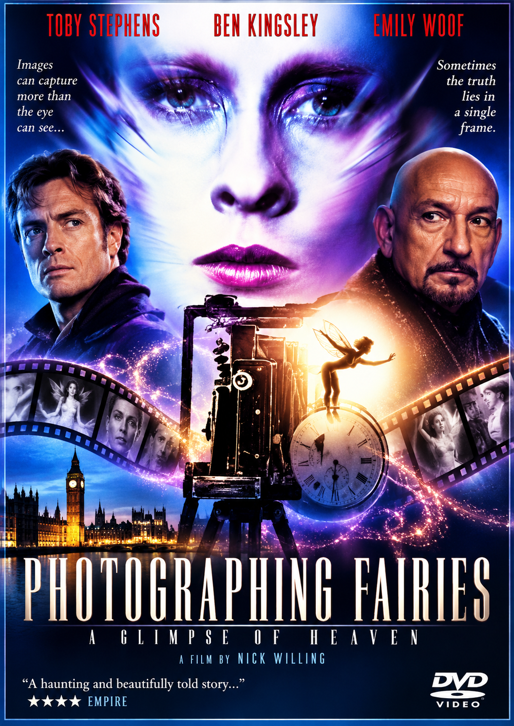 PHOTOGRAPHING FAIRIES (1997) Toby Stephens, Emily Woof, Ben Kingsley - Public Domain Movie DVD NO CASE