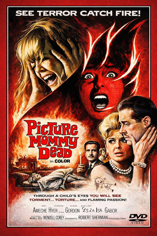 PICTURE MOMMY DEAD (1966) Don Ameche ,Martha Hyer ,Susan Gordon ,Zsa Zsa Gabor - Public Domain Movie DVD NO CASE