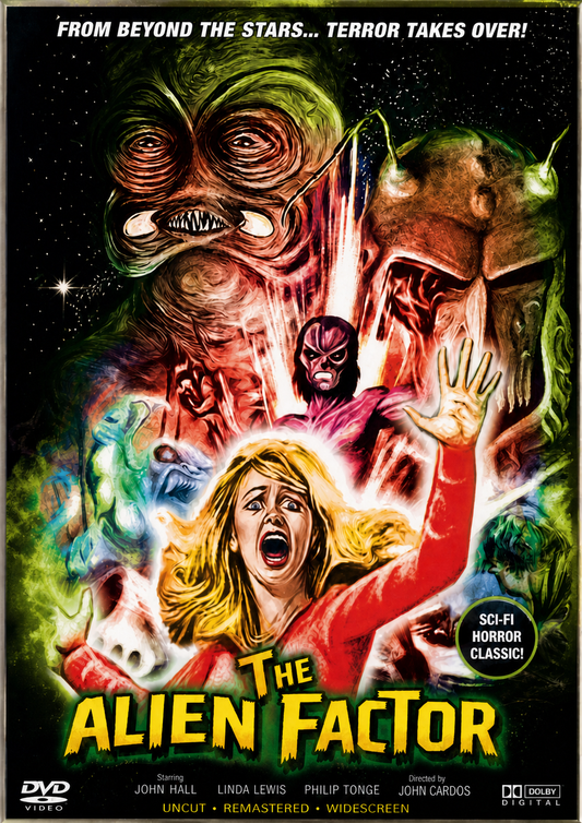 THE ALIEN FACTOR (1978) Don Leifert, Tom Griffith, Richard Dyszel, Mary Mertens - VERY RARE DELETED TITLE ! - DVD NO CASE