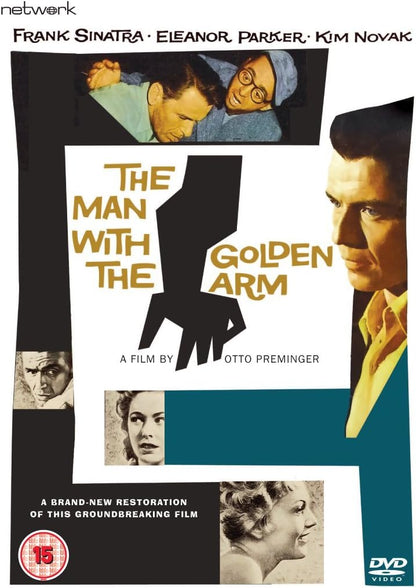 THE MAN WITH THE GOLDEN ARM (1955) - DVD - Frank Sinatra - Public Domain DVD NO CASE