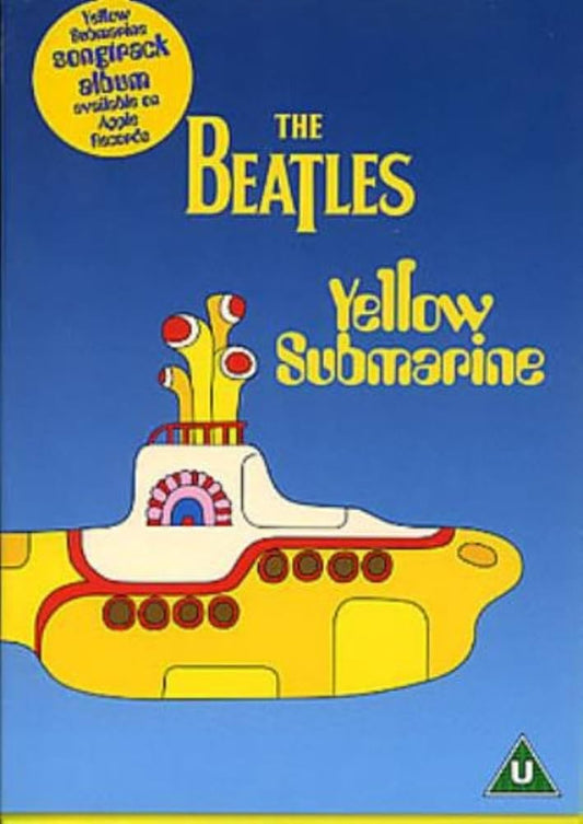 YELLOW SUBMARINE (1968) The Beatles - Starring - Paul Angelis,John Clive,Dick Emery,Geoffrey Hughes,Lance Percival - DVD-Public Domain DVD NO CASE