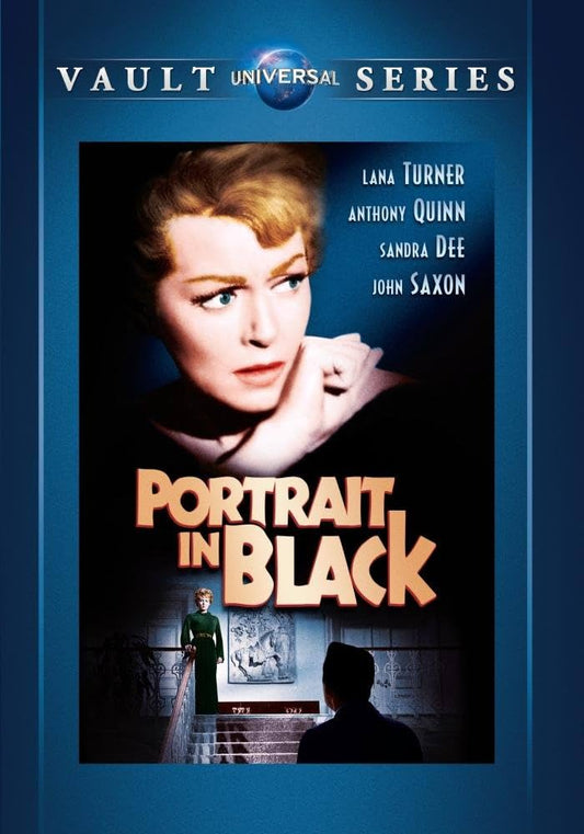 PORTRAT IN BLACK (1960) Lana Turner, Richard Basehart, Anthony Quinn, Sandra Dee, John Saxon - PUBLIC DOMAIN DVD ONLY NO CASE