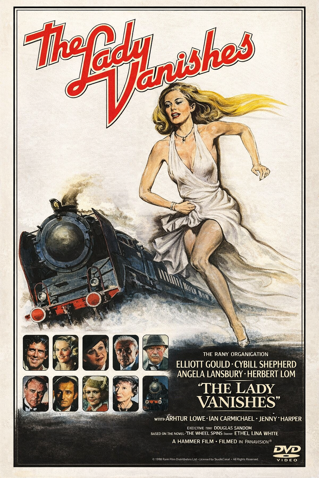 THE LADY VANISHES (1979) Elliott Gould, Cybill Shepherd,Angela Lansbury,Herbert Lom,Arthur Lowe,Ian Carmichael - PUBLIC DOMAIN DVD ONLY NO CASE