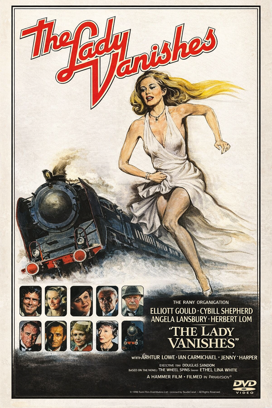 THE LADY VANISHES (1979) Elliott Gould, Cybill Shepherd,Angela Lansbury,Herbert Lom,Arthur Lowe,Ian Carmichael - PUBLIC DOMAIN DVD ONLY NO CASE