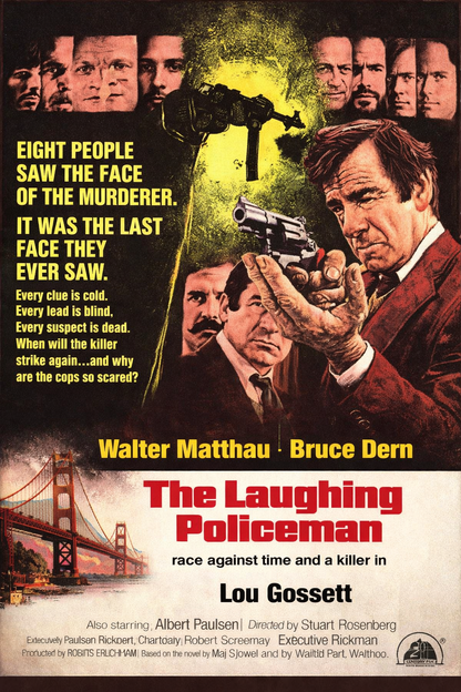 THE LAUGHING POLICEMEN (1973) Walter Matthau, Bruce Dern  - Public Domain Movie DVD NO CASE