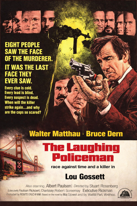 THE LAUGHING POLICEMEN (1973) Walter Matthau, Bruce Dern  - Public Domain Movie DVD NO CASE