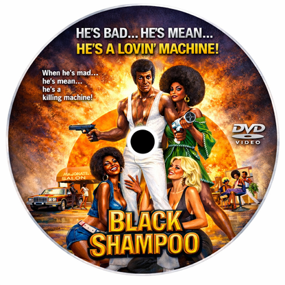 BLACK SHAMPOO (1976) Skip Lowe - Public Domain DVD NO CASE