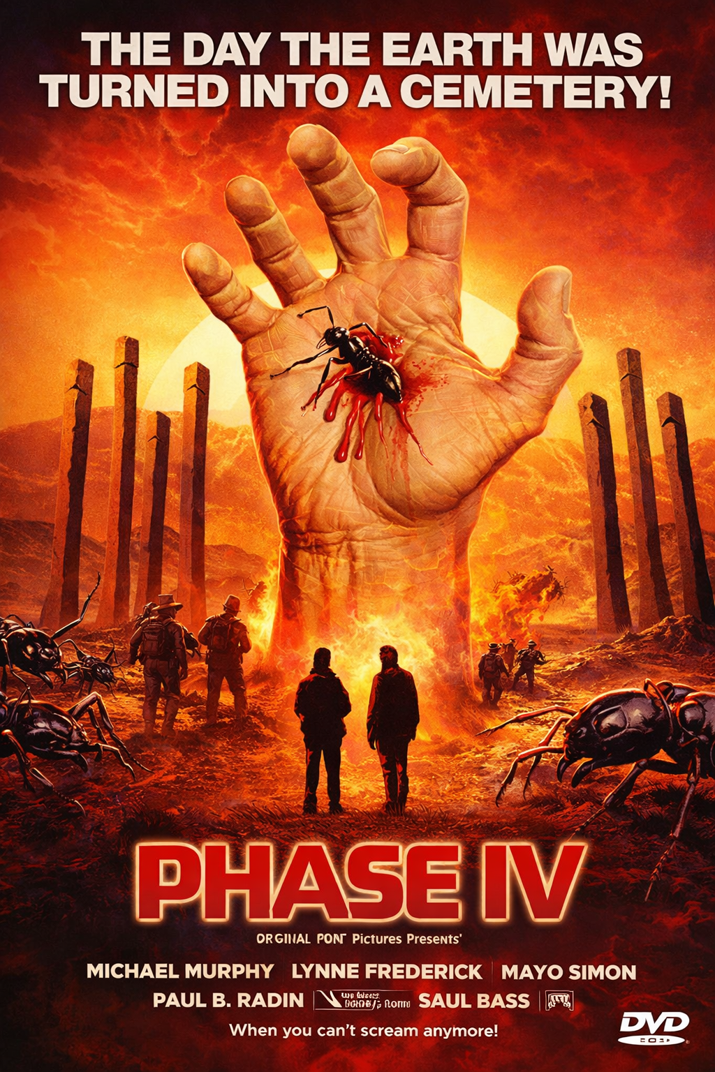 PHASE IV (1974) Nigel Davenport, Helen Horton - DVD-Public Domain DVD NO CASE