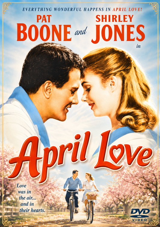 APRIL LOVE (1957) Pat Boone, Shirley Jones, Dolores Michaels - DVD NO CASE