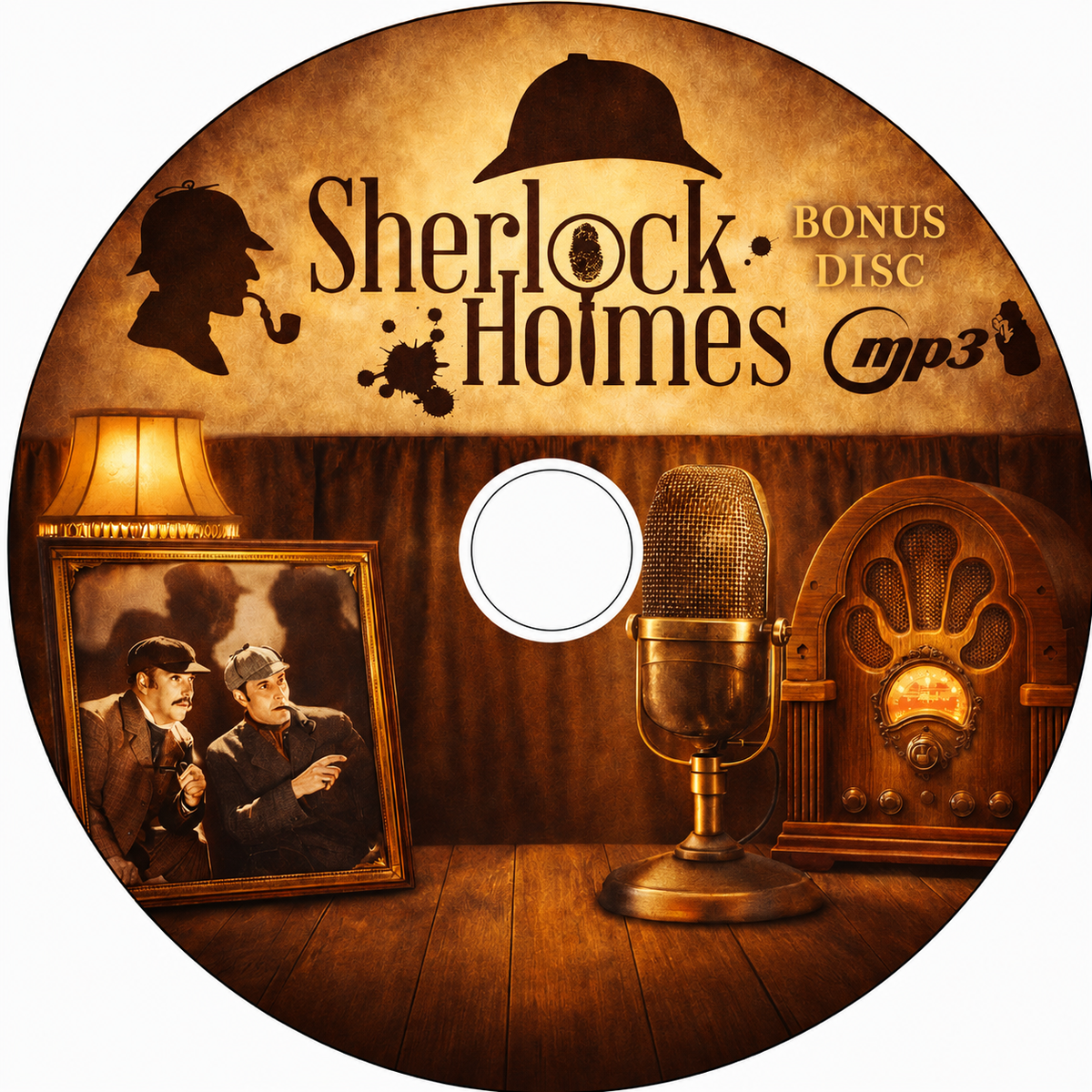 DETECTIVE OLD TIME RADIO SHOWS X854 (Inc SHERLOCK HOLMES) ON DVDROM