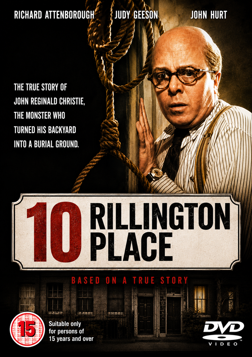 10 RILLINGTON PLACE (1970) Starring - Richard Attenborough • John Hurt • Judy Geeson - Public Domain Movie DVD NO CASE