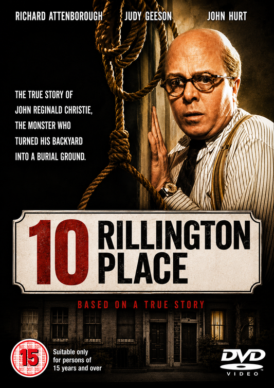 10 RILLINGTON PLACE (1970) Starring - Richard Attenborough • John Hurt • Judy Geeson - Public Domain Movie DVD NO CASE