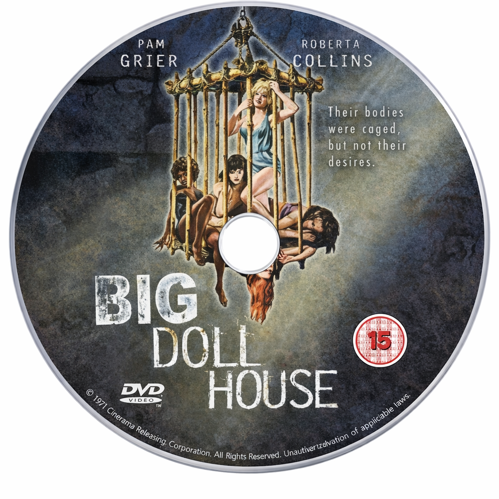 BIG DOLL HOUSE  (1971) Pam Grier  - Public Domain DVD NO CASE RARE !