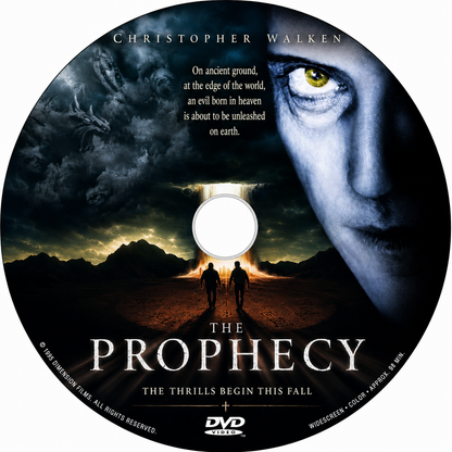THE PROPHECY (1995) Christopher Walken, Elias Koteas, Virginia Madsen, Eric Stoltz, Amanda Plummer, Viggo Mortensen - VERY RARE DELETED TITLE ! - DVD NO CASE