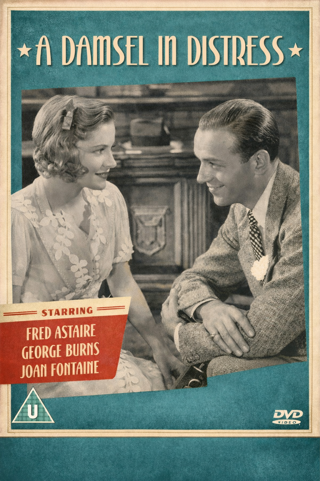 A DAMSEL IN DISTRESS (1937)(U) Fred Astaire ,George Burns ,Gracie Allen ,Joan Fontaine - PUBLIC DOMAIN DVD ONLY NO CASE