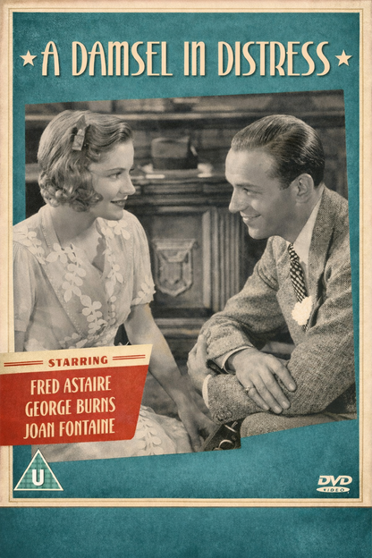 A DAMSEL IN DISTRESS (1937)(U) Fred Astaire ,George Burns ,Gracie Allen ,Joan Fontaine - PUBLIC DOMAIN DVD ONLY NO CASE