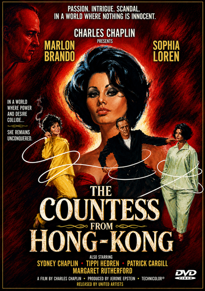 THE COUNTESS FROM HONG KONG (1967) Starring - Marlon Brando • Sophia Loren • Sydney Chaplin - Public Domain Movie DVD NO CASE