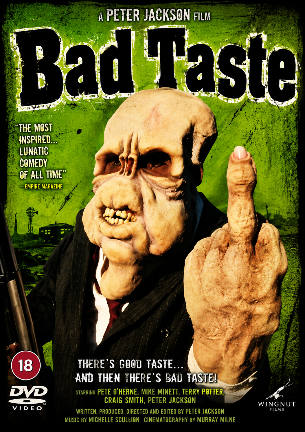 BAD TASTE (1987) Terry Potter – Ozzy, Pete O'Herne, Craig Smith, Mike Minett, Peter Jackson, Doug Wren - DVD NO CASE