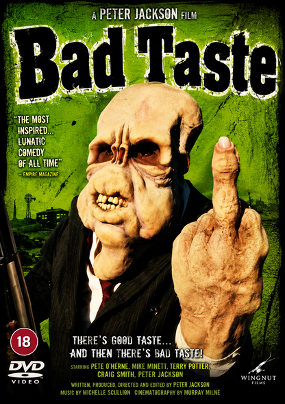 BAD TASTE (1987) Terry Potter – Ozzy, Pete O'Herne, Craig Smith, Mike Minett, Peter Jackson, Doug Wren - DVD NO CASE