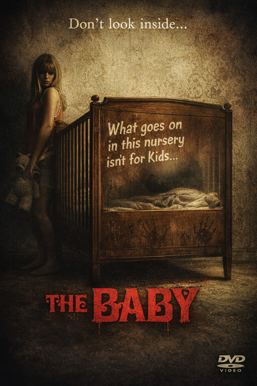 THE BABY (1973) David Manzy, Ruth Roman - Public Domain DVD NO CASE