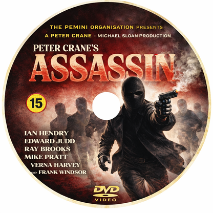 ASSASSIN (1973) Ian Hendry,Edward Judd,Frank Windsor,Ray Brooks - PUBLIC DOMAIN DVD ONLY NO CASE