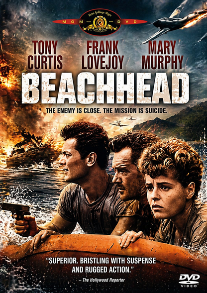 BEACHHEAD (1953) Tony Curtis, Skip Homeier, Frank Lovejoy - Public Domain Movie DVD NO CASE