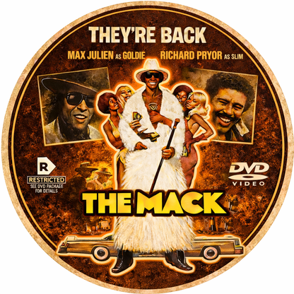 THE MACK (1973) Max Julien,Richard Pryor,Carol Speed,Roger E. Mosley,George Murdock - Public Domain DVD NO CASE