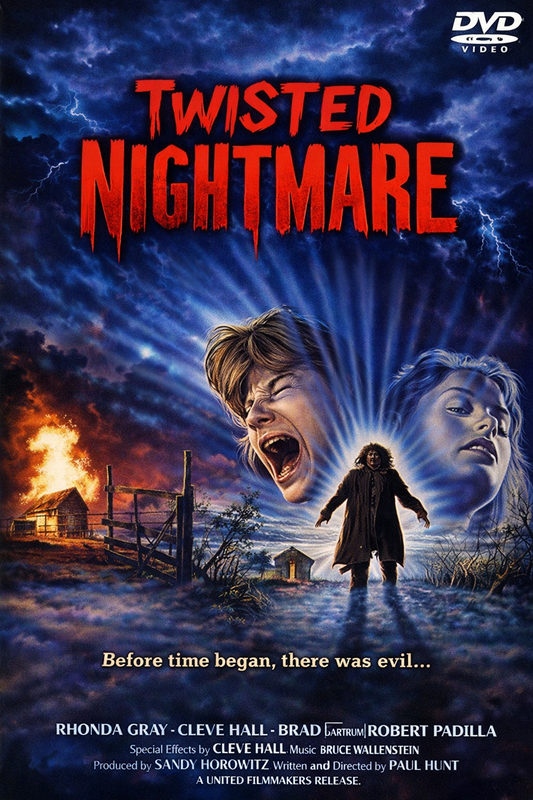 TWISTED NIGHTMARE (1987) Rhonda Gray, Cleve Hall, Robert Padilla - DVD ONLY NO CASE