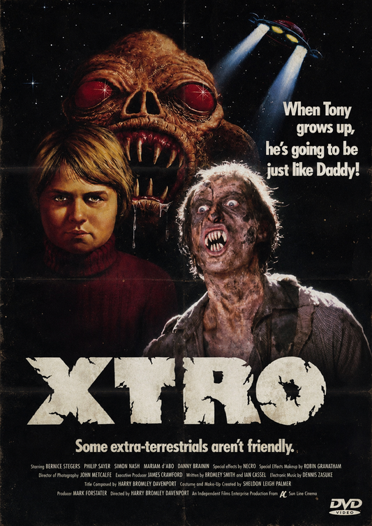 XTRO (1982) Philip Sayer,Bernice Stegers,Maryam d'Abo,Simon Nash - Public Domain DVD NO CASE