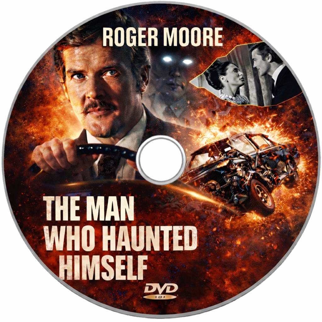 THE MAN WHO HAUNTED HIMSELF (1970) Roger Moore - Public Domain DVD NO CASE