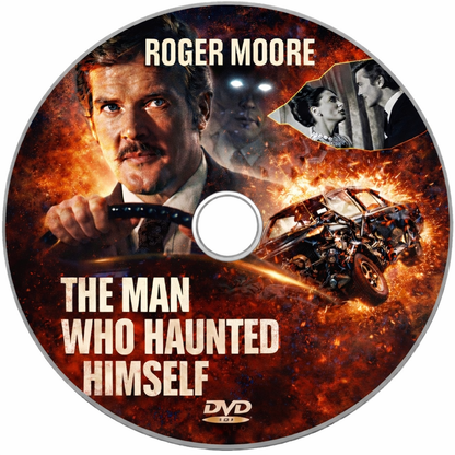 THE MAN WHO HAUNTED HIMSELF (1970) Roger Moore - Public Domain DVD NO CASE