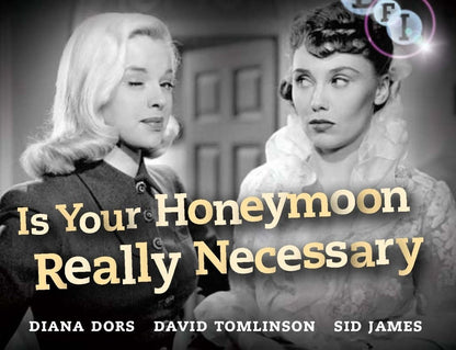 IS YOUR HONEYMOON REALLY NECESSARY (1953) Bonar Colleano,Diana Dors,David Tomlinson,Diana Decker,Syd James - Public Domain DVD NO CASE RARE !