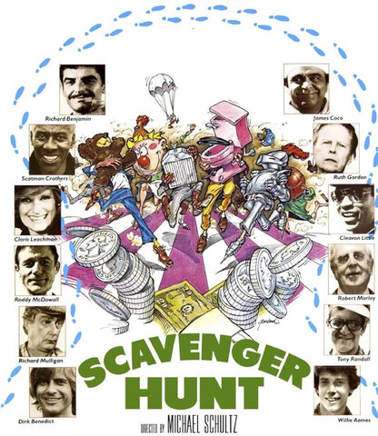 SCAVENGER HUNT (1979) Richard Benjamin, James Coco, Cloris Leachman,Roddy McDowell - Public Domain Movie DVD NO CASE