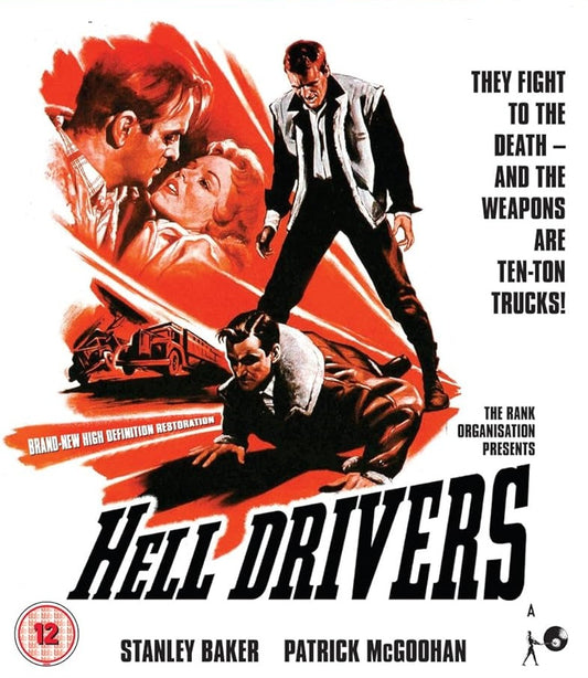 HELL DRIVERS  (1957) Stanley Baker,Peggy Cummings,Sid James,Jill Ireland,Alfie Bass,Herbert Lom - PUBLIC DOMAIN DVD ONLY NO CASE