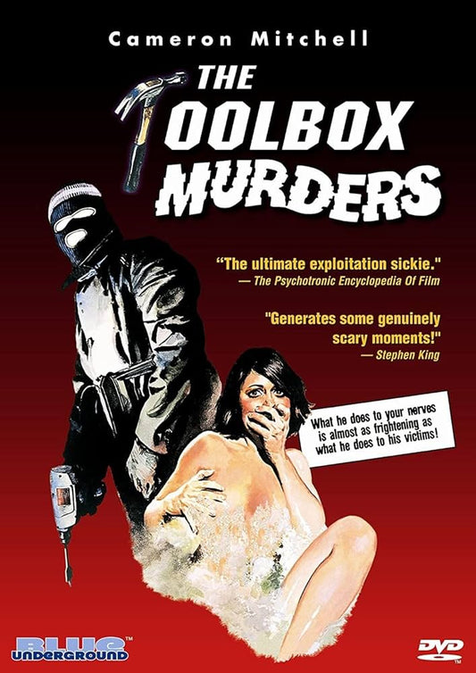 THE TOOLBOX MURDERS (1978) Cameron Mitchell,Pamelyn Ferdin,Wesley Eure - Public Domain DVD NO CASE