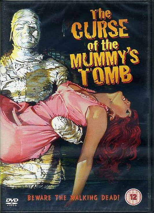 THE CURSE OF THE MUMMY'S TOMB (1964) Terence Morgan, Ronald Howard, Fred Clark, Jeanne Roland - PUBLIC DOMAIN DVD ONLY NO CASE