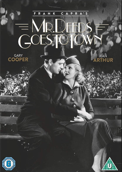 Mr. DEEDS GOES TO TOWN (1936) Gary Cooper, Jean Arthur, George Bancroft, Lionel Stander, Douglass Dumbrille - PUBLIC DOMAIN DVD ONLY NO CASE