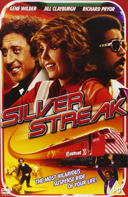 SLIVER STREAK (1976) Gene Wilder, Jill Clayburgh, Richard Pryor, Patrick McGoohan, Ned Beatty - RARE DELETED  DVD NO CASE