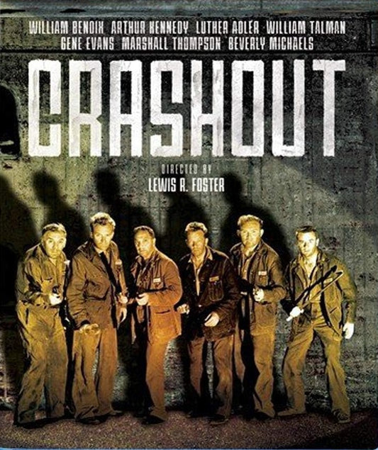 CRASHOUT (1955) William Bendix,Arthur Kennedy,Luther Adler,William Talman - PUBLIC DOMAIN DVD ONLY NO CASE