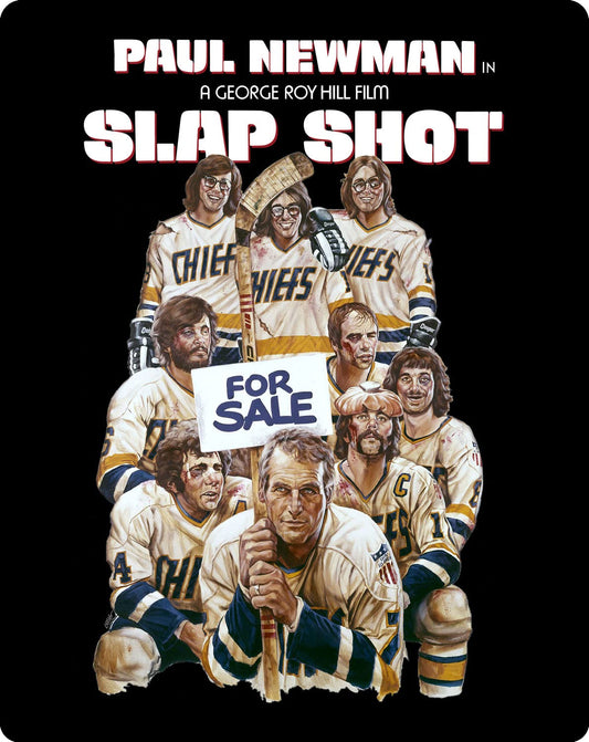 SLAP SHOT (1977) Paul Newman,Michael Ontkean,Lindsay Crouse,Jerry Houser,Jennifer Warren,Strother Martin - Public Domain DVD NO CASE
