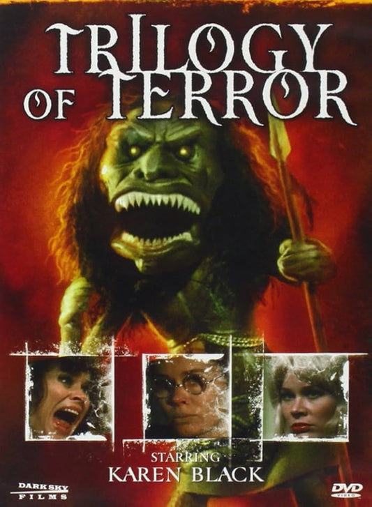 TRILOGY OF TERROR (1975) Karen Black,Robert Burton,John Karlen,George Gaynes - Public Domain DVD NO CASE RARE !