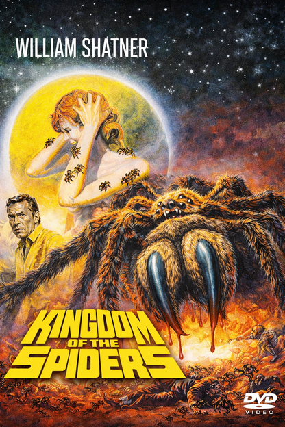 KINGDOM OF THE SPIDERS (1977) William Shatner ,Tiffany Bolling ,Woody Strode  - Public Domain DVD NO CASE