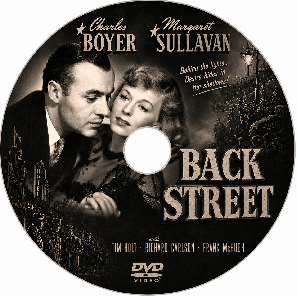 BACK STREET (1941) Charles Boyer,Margaret Sullavan,Richard Carlson - DVD ONLY NO CASE