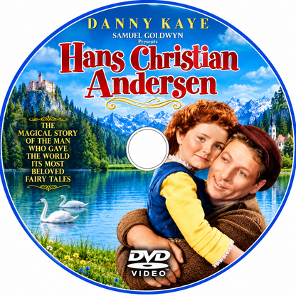 HANS CHRISTIAN ANDERSON (1952)&nbsp; Danny Kaye, Farley Granger, Zizi Jeanmaire - PUBLIC DOMAIN DVD ONLY NO CASE